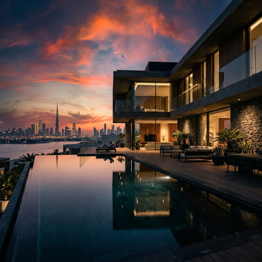 Dubai Royal Architectural Panorama